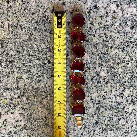 Chunky Red Gem Bracelet - Picture 5 of 5